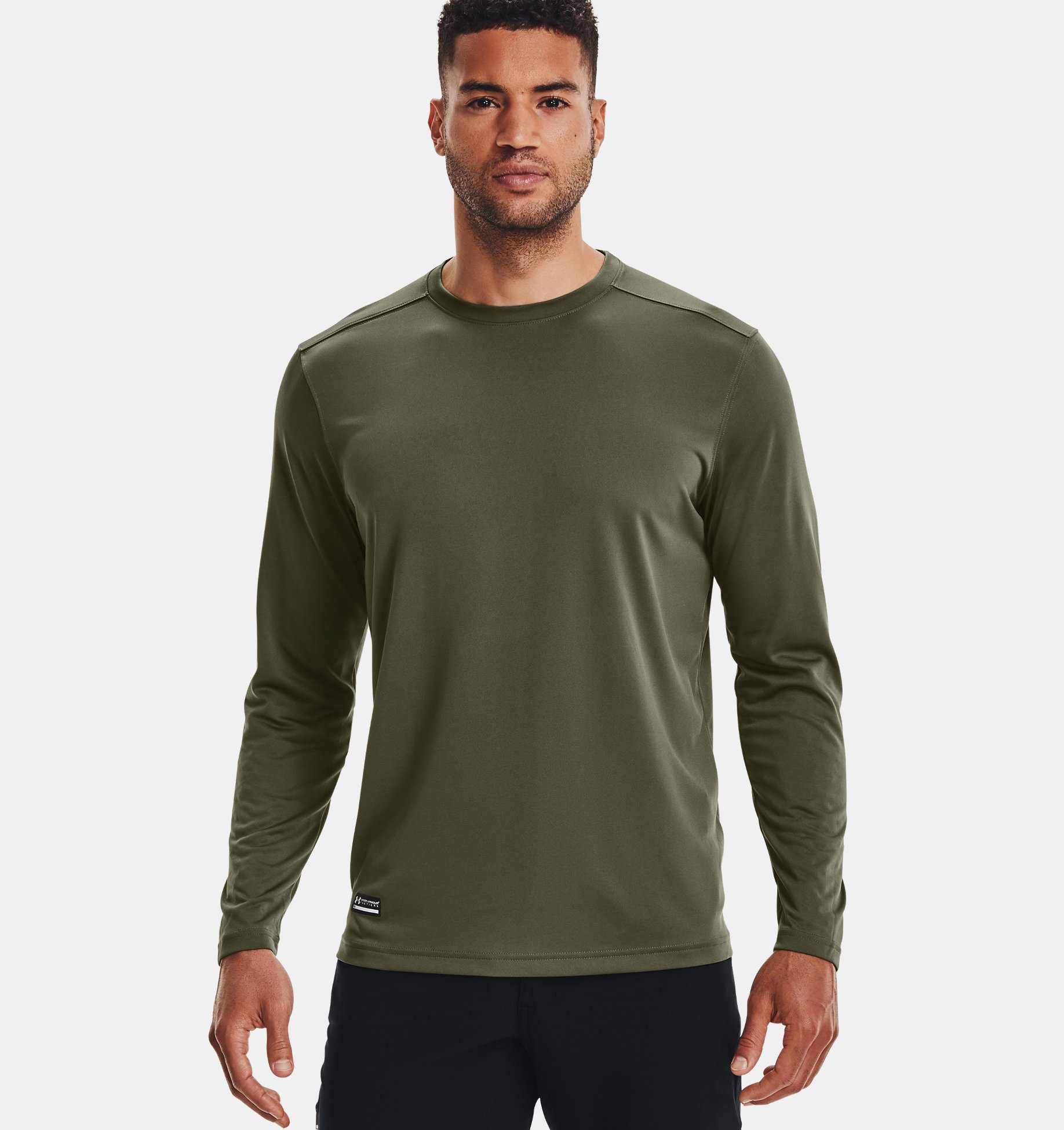 Men's Under Armour Heatgear Loose Cotton/Polyester Long Sleeve Shirt 